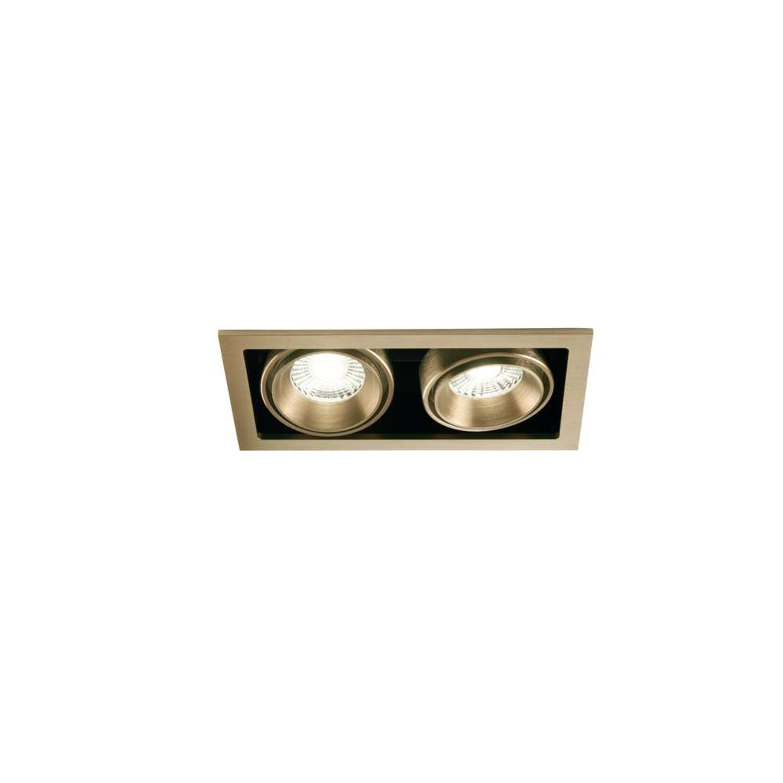 Ghost 2 Spotul Încastrat 2x6W 2700/3000K Brass - LIGHT-POINT