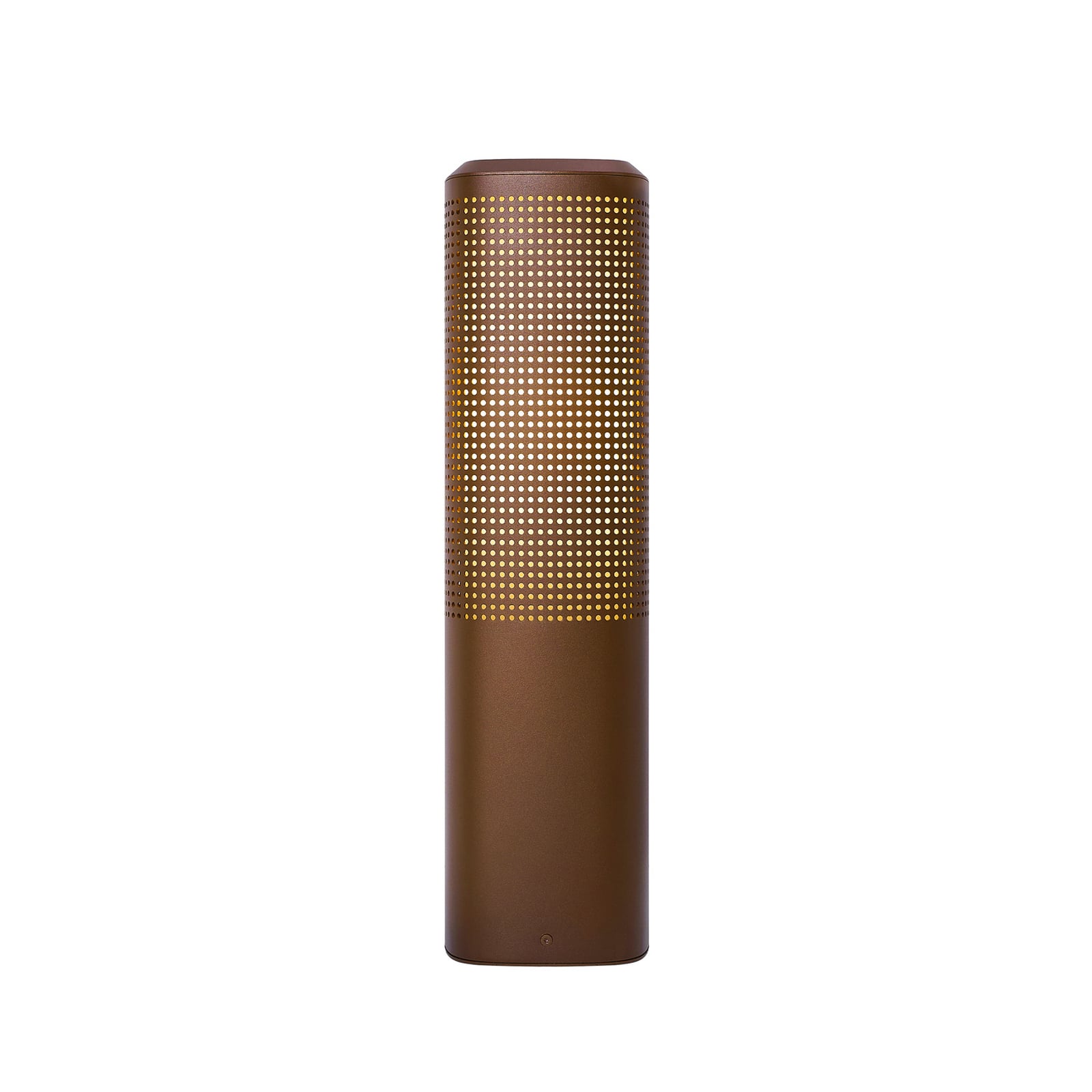 Sidara Seaside pillar light, brown, IP54, E27 - Nordlux