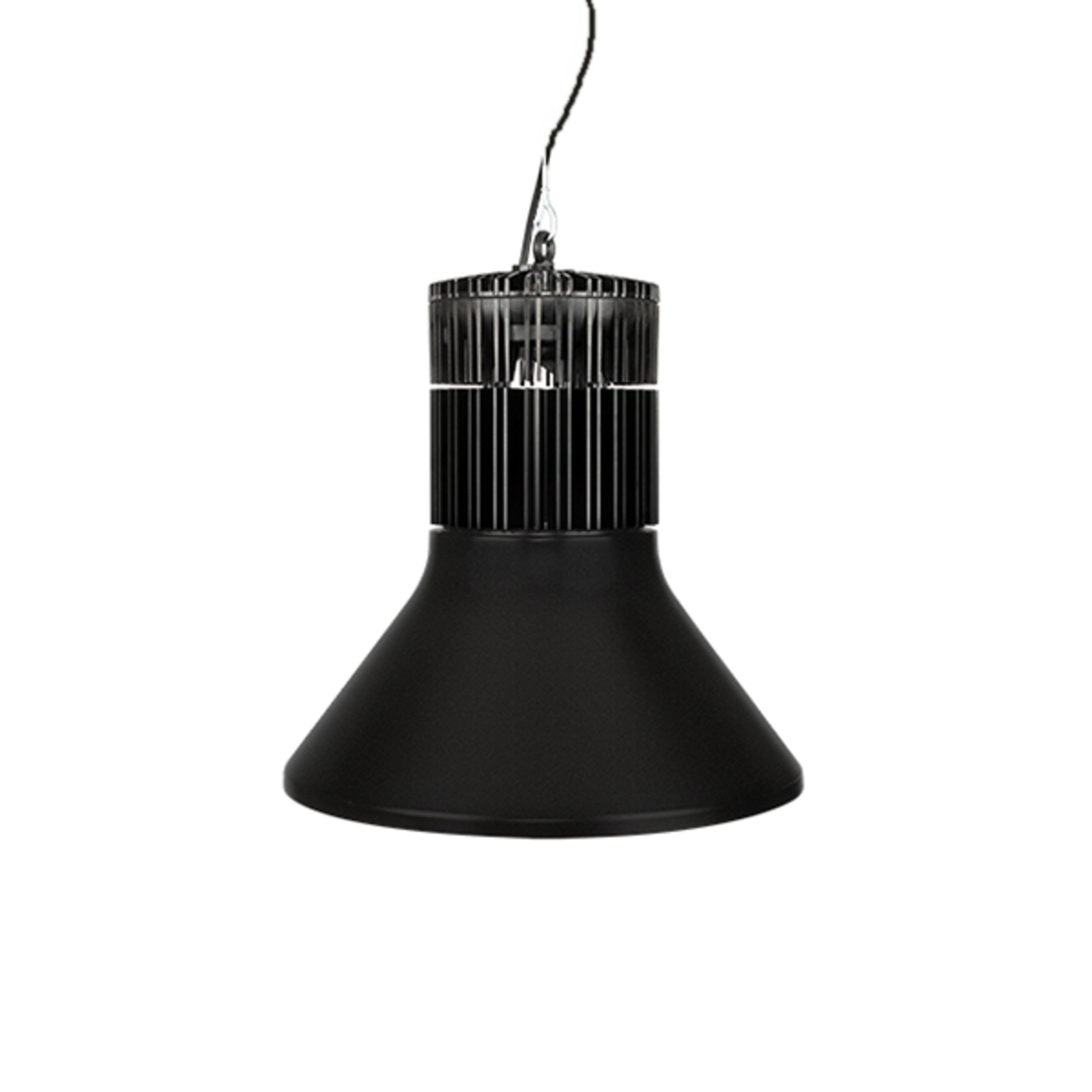 GLamOX A90-P2 LED 10000 DALI 50cm 4,000 K wide beam black, aluminium, 81 W, energy efficiency: A+, H: 53.3 cm