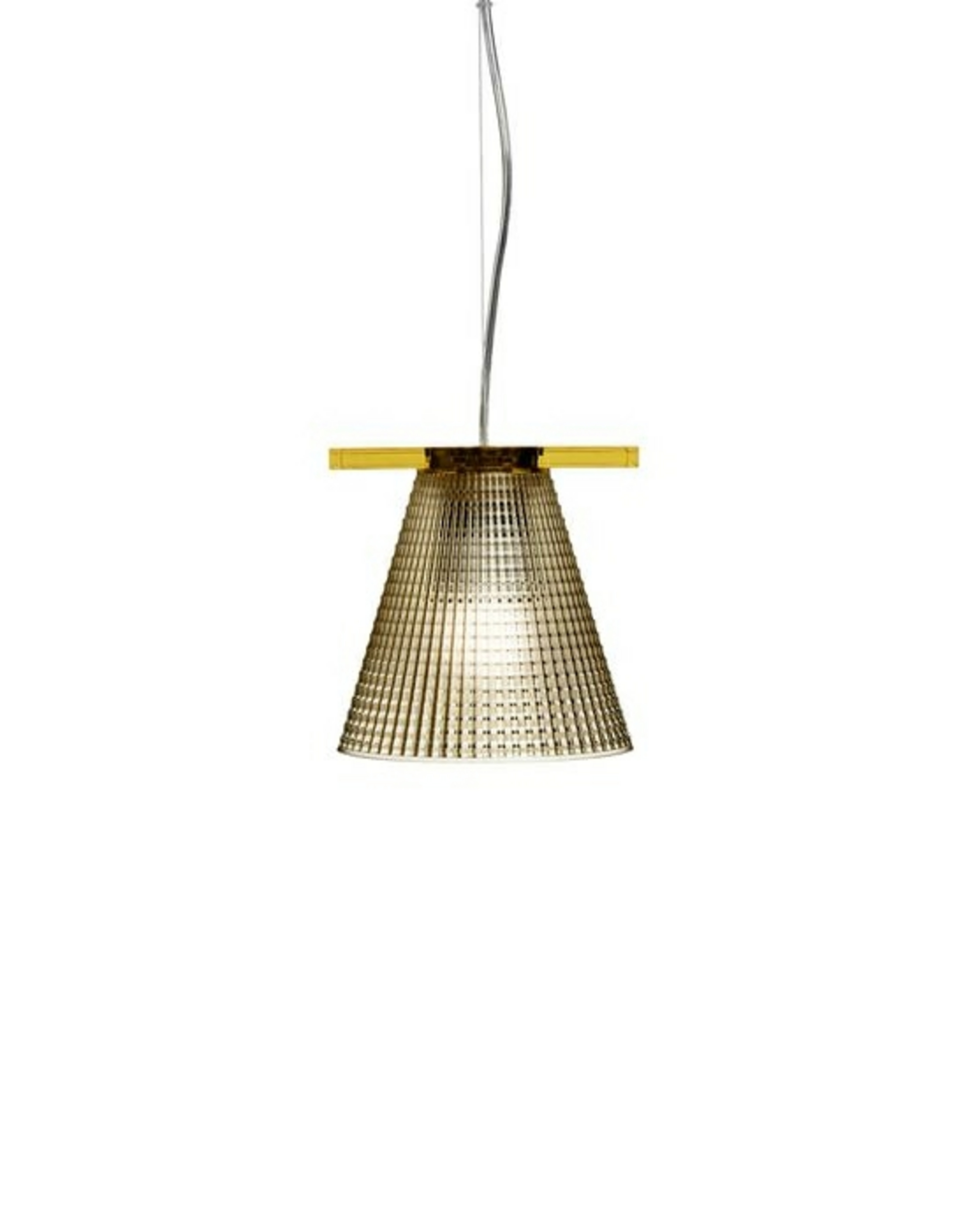 Light Air Pendant Sculped Amber - Kartell