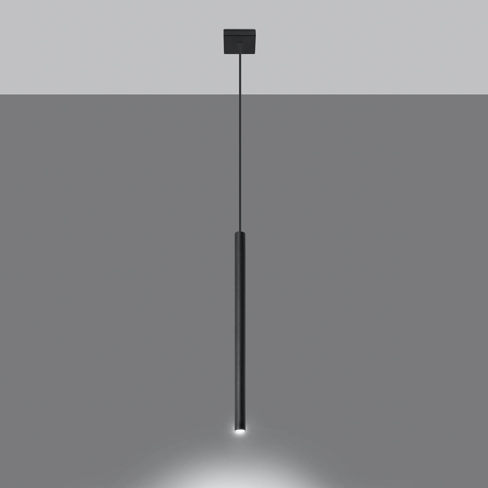 Lampa wisząca Thin, czarna, 1-punktowa