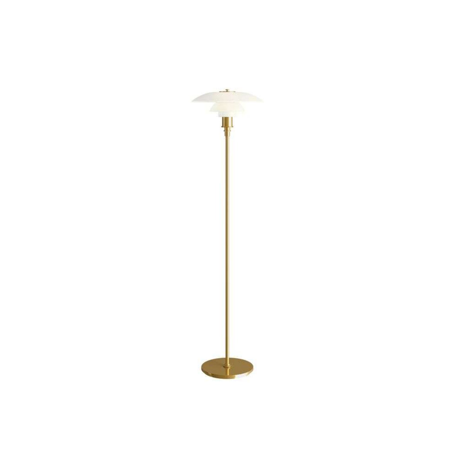 PH 3½-2½ Stojací Lampa Lamp Brass - Louis Poulsen