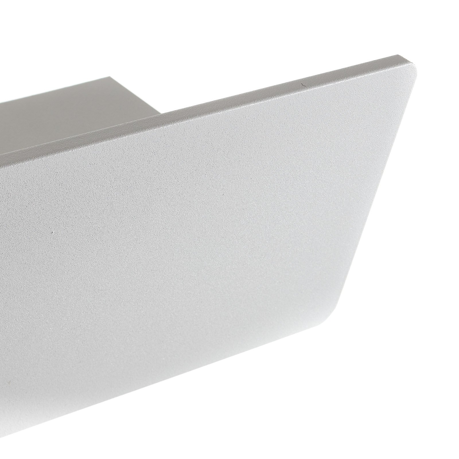 Aplique de parede LED Zig Zag branco, largura 29 cm