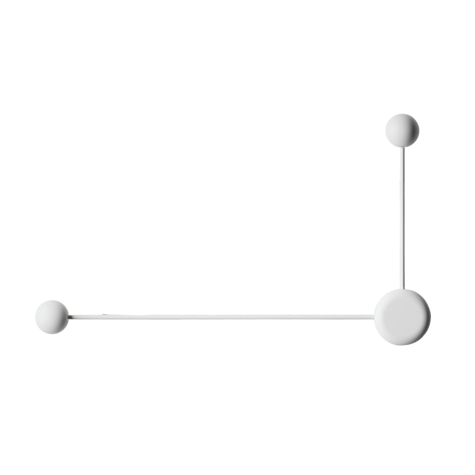 Pin LED-Wandleuchte, 2-flammig, weiß - Vibia Pin LED-Wandleuchte, 2-flammig, weiß - Vibia