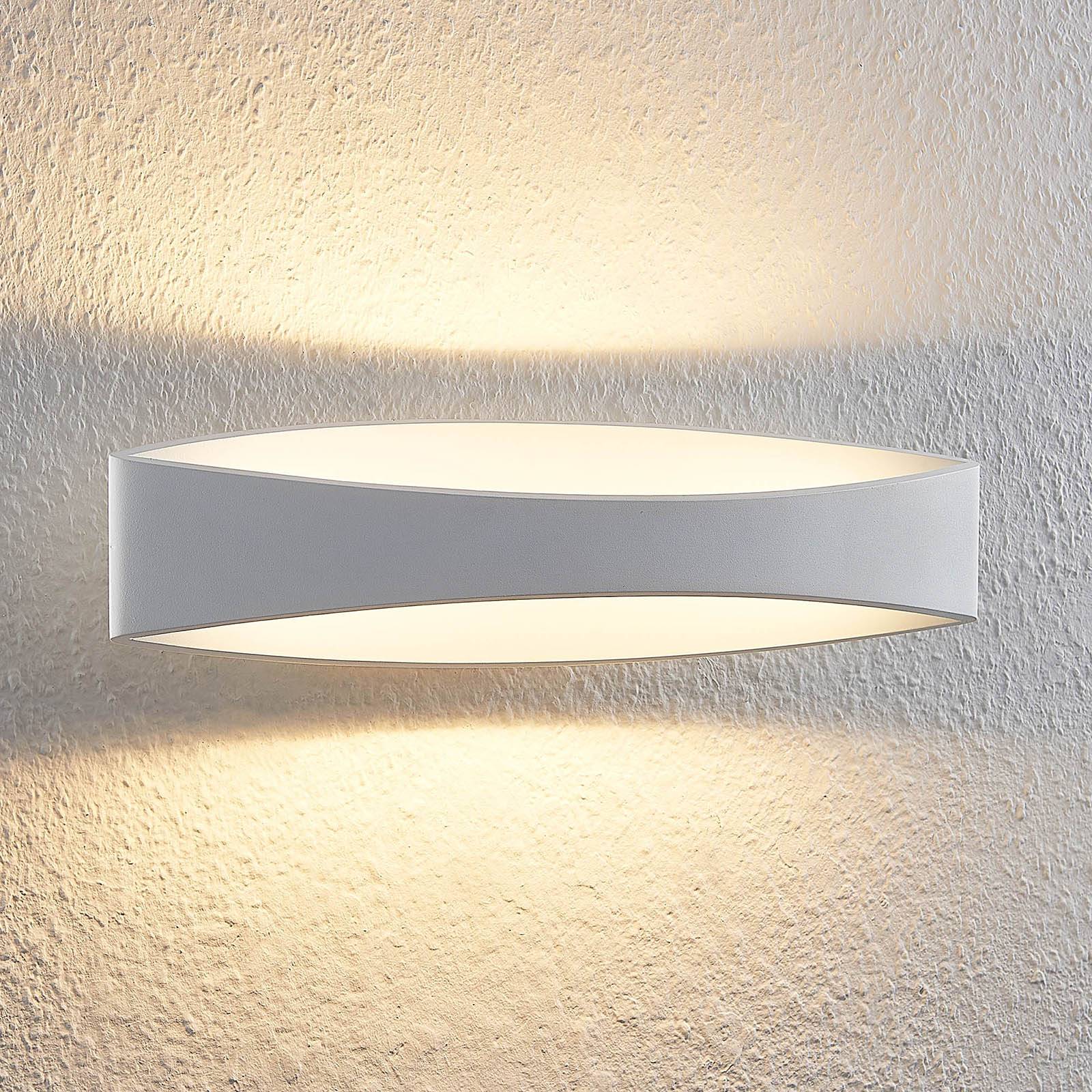 Arcchio Jelle LED-vegglampe 43,5 cm hvit