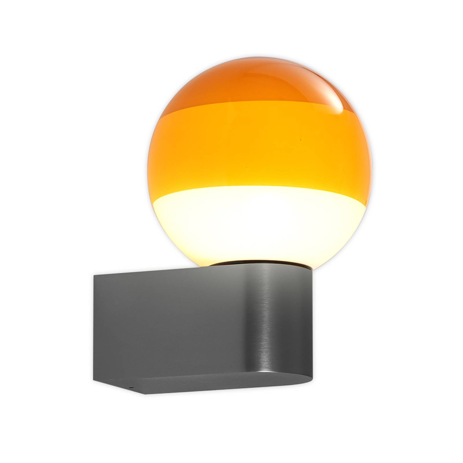 Levně Nástěnné svítidlo LED MARSET Dipping Light A1, oranžová/šedá