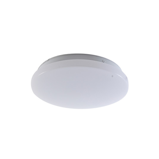 Plafoniera LED da esterni Kirkola, 4000 K, Ø 26 cm, bianca - Lindby