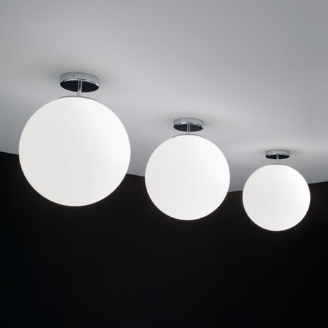 Glass ceiling light Sferis