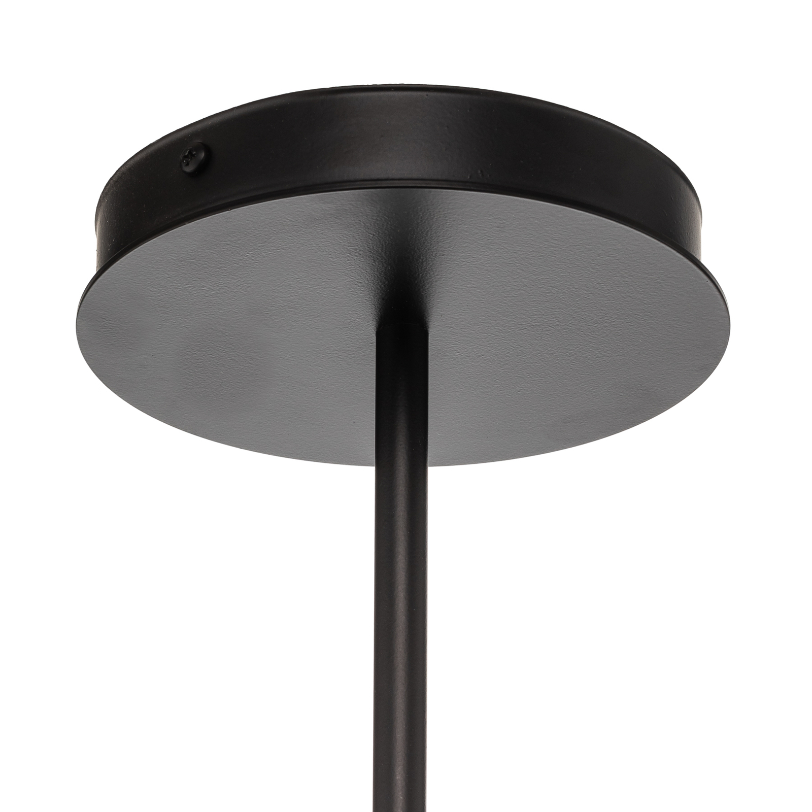 Lámpara de techo Kabo, 1 brazo, negro, 4 luces
