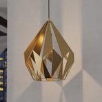 Lampada sospensione Carlton 1 luce, oro, Ø 38,5 cm