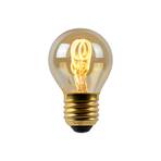 Ampoule LED E27 G45 3 W ambre 2 200 K dimmable