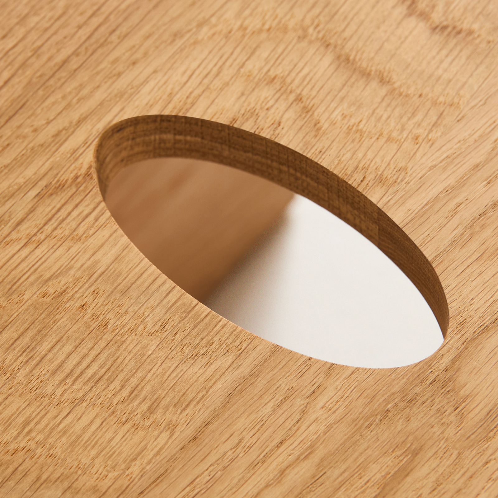 Wood Box sidobord, oljad ek, höjd 35 cm - HAY