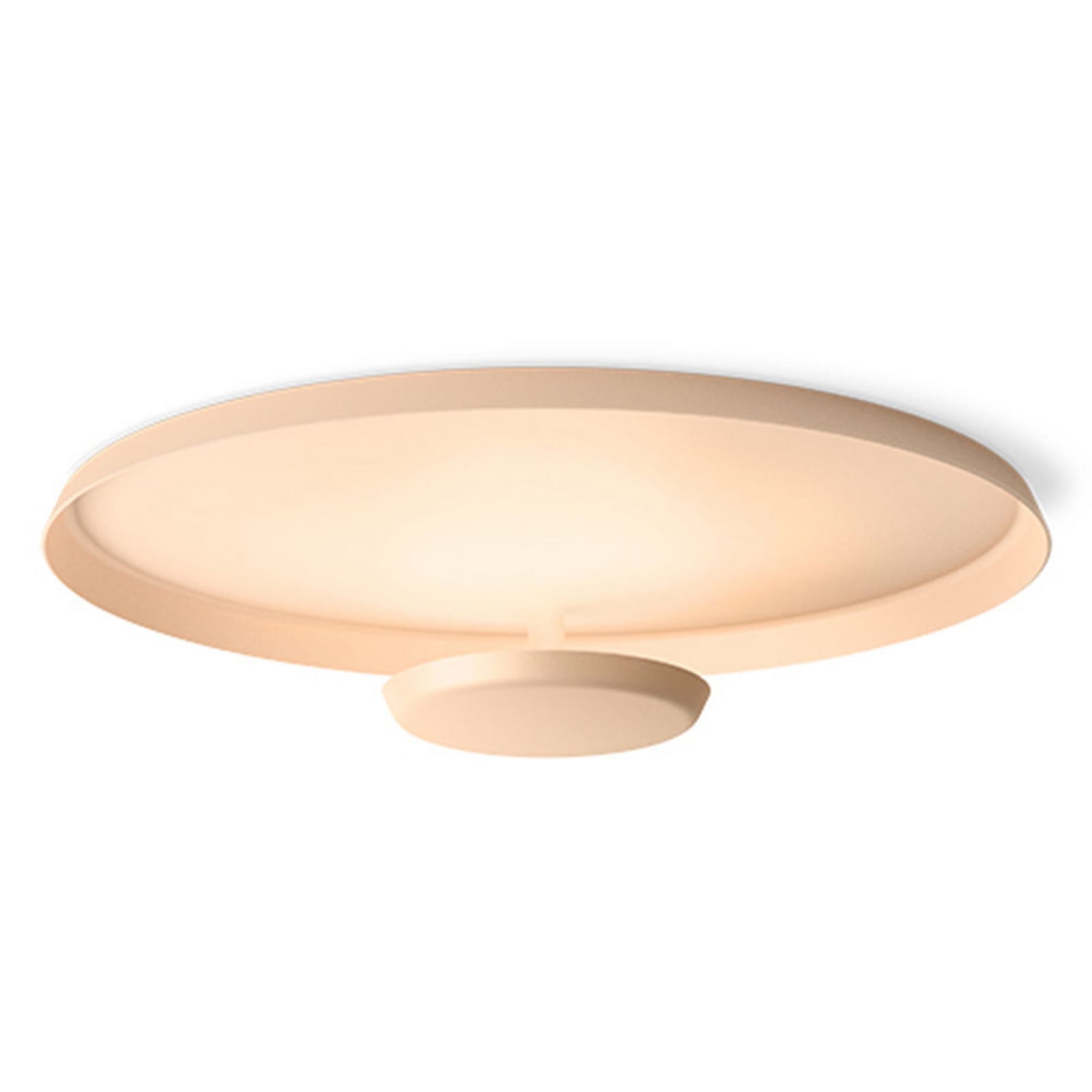 Top LED-Wandleuchte, zartrosa, Ø 40 cm - Vibia