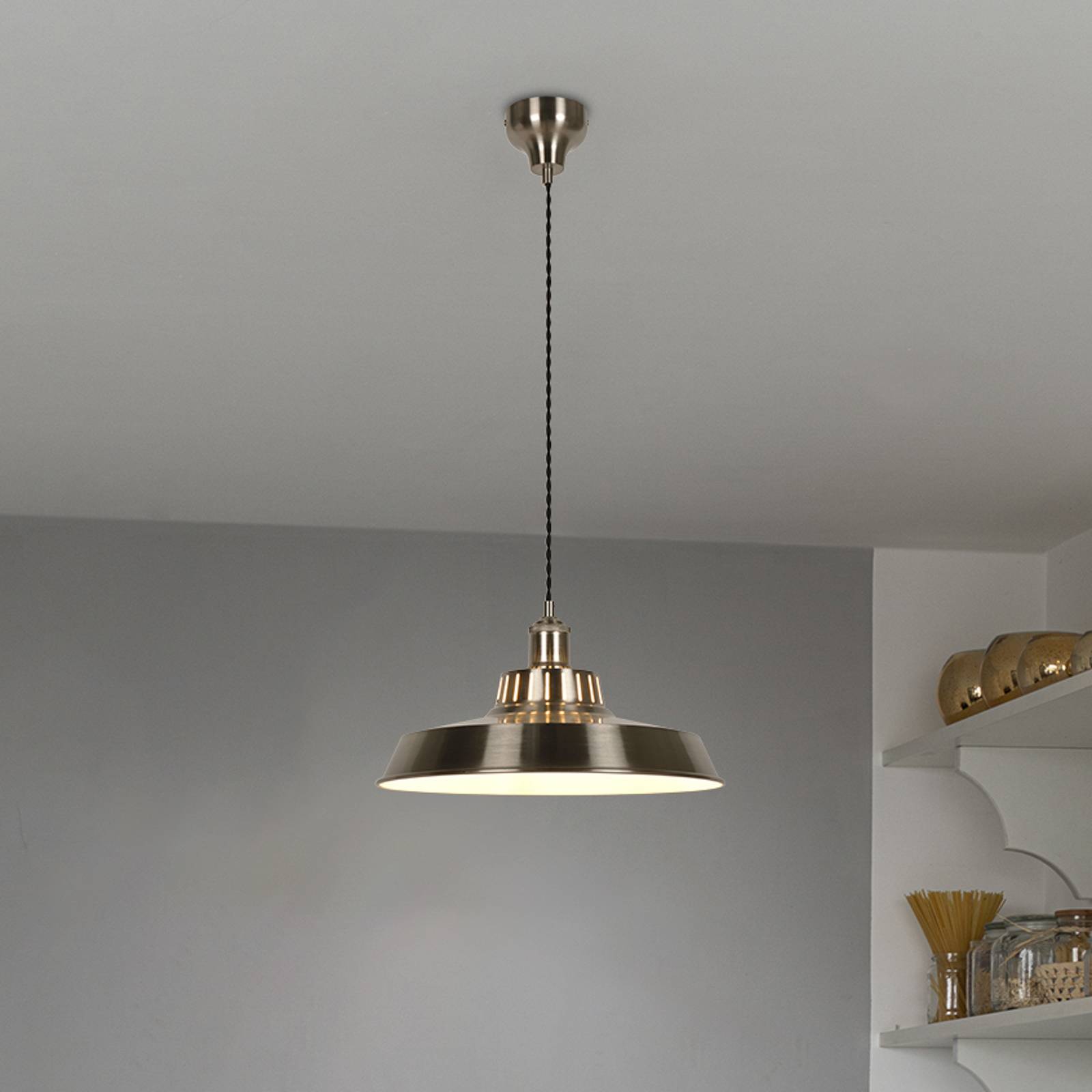 COREP Suspension Thelma, couleur aluminium, Ø 38 cm, métal