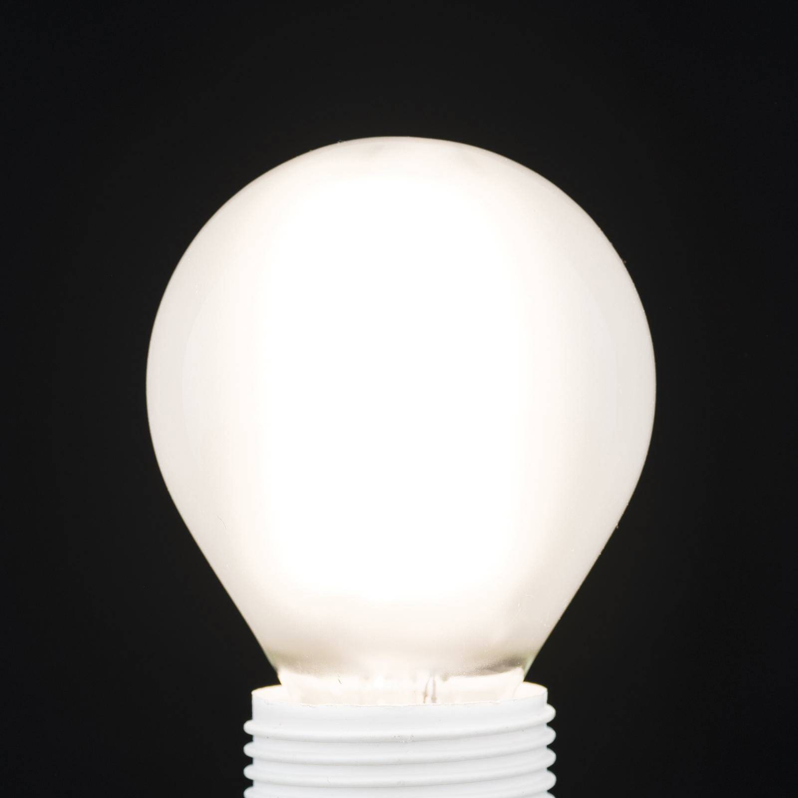 E-shop LED žiarovka E14 G45, matná, 6W, 2 700 K, 720 lm, stmievateľná