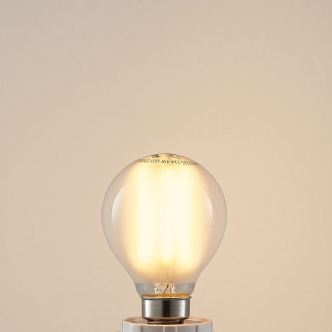 LED-pære E14 4 W 2 700 K dråpe, matt, dimbar