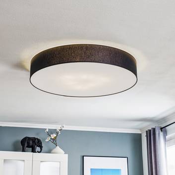 Plafondlamp Rondo donkergrijs Ø 80cm