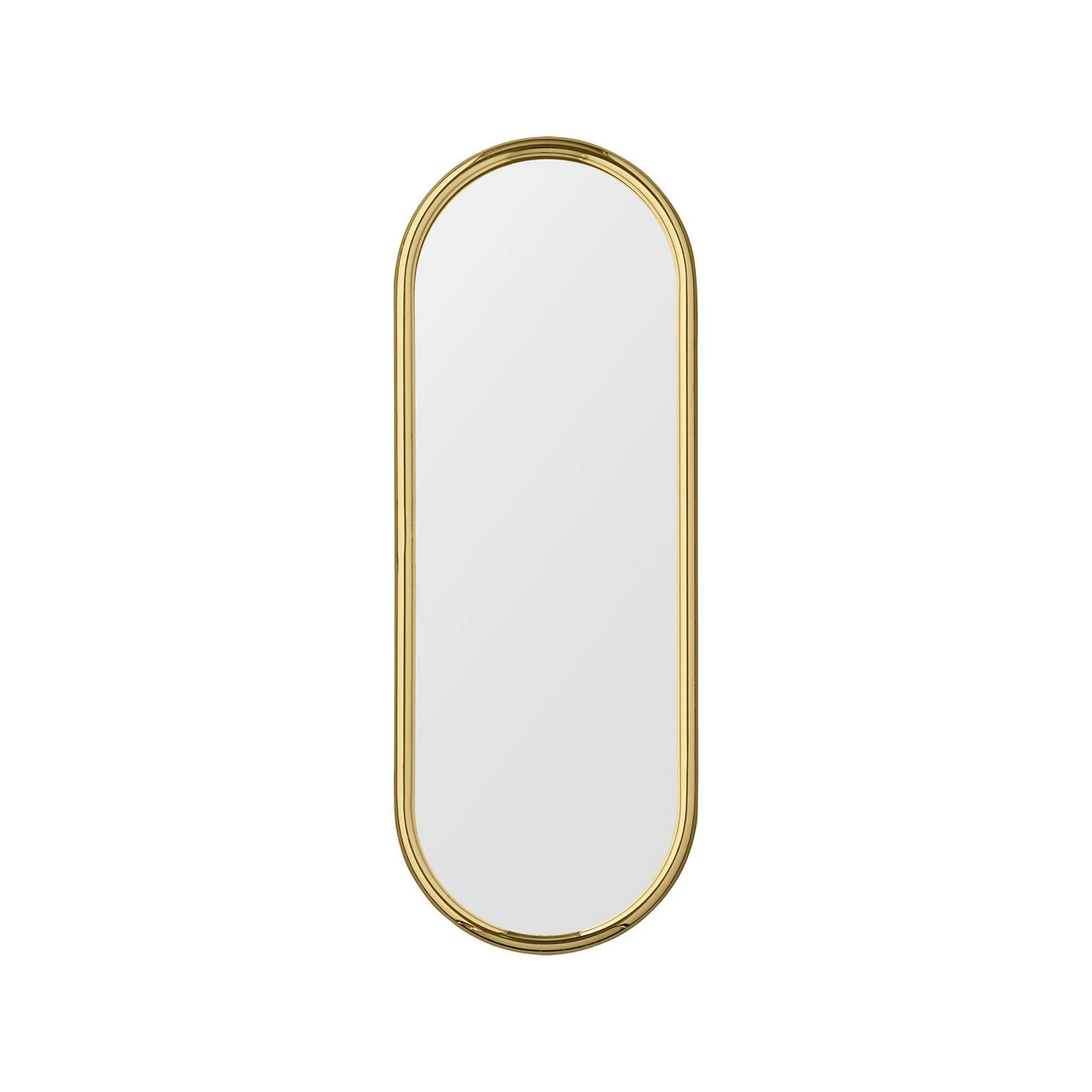 AYTM spejl Angui, guldfarvet, højde 78 cm, glas, stål