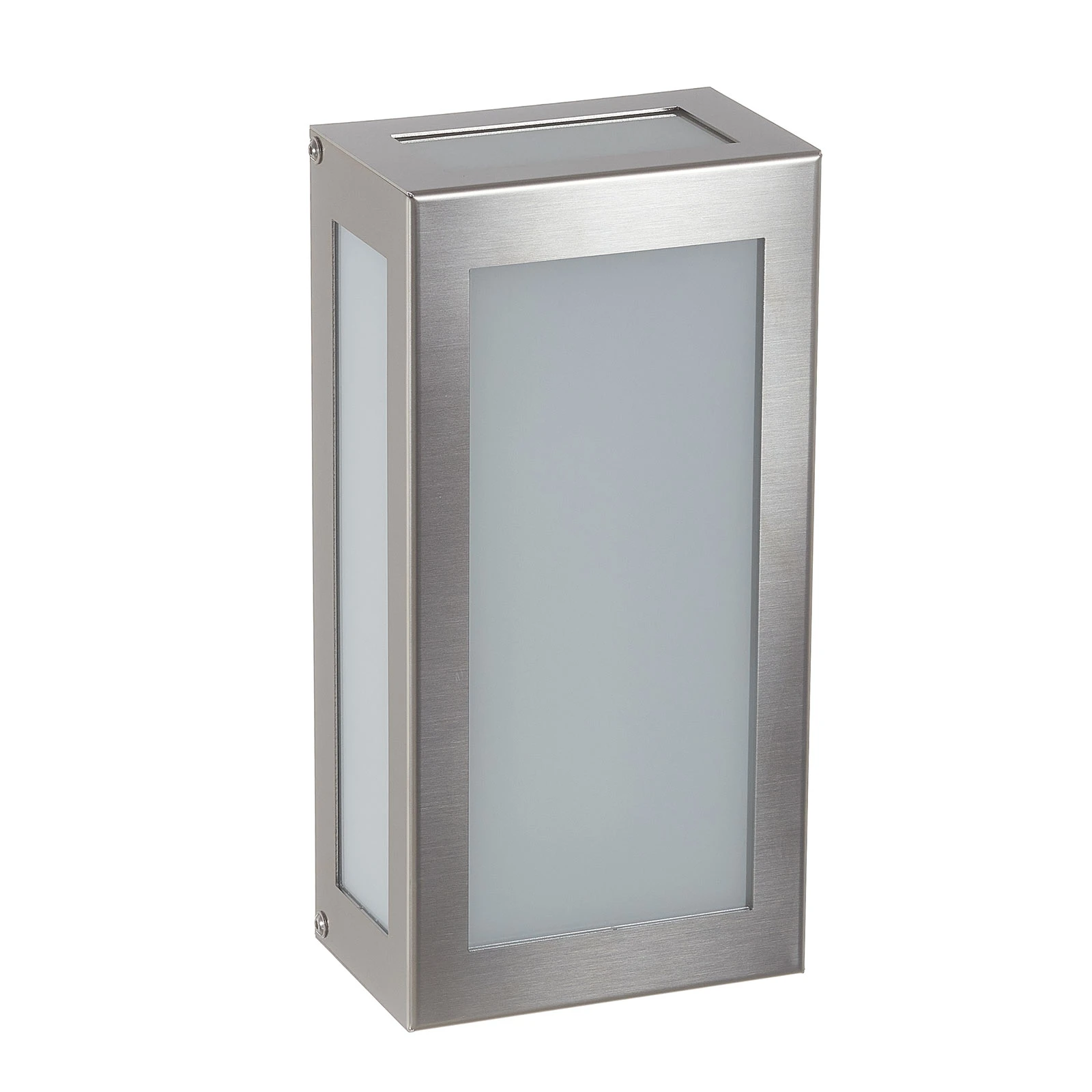 Aplique LED para exterior con sensor Aqua Rain, acero inoxidable