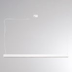 PERFORA PROLINE XL LED hanging light, white, 159 cm, DALI up/down