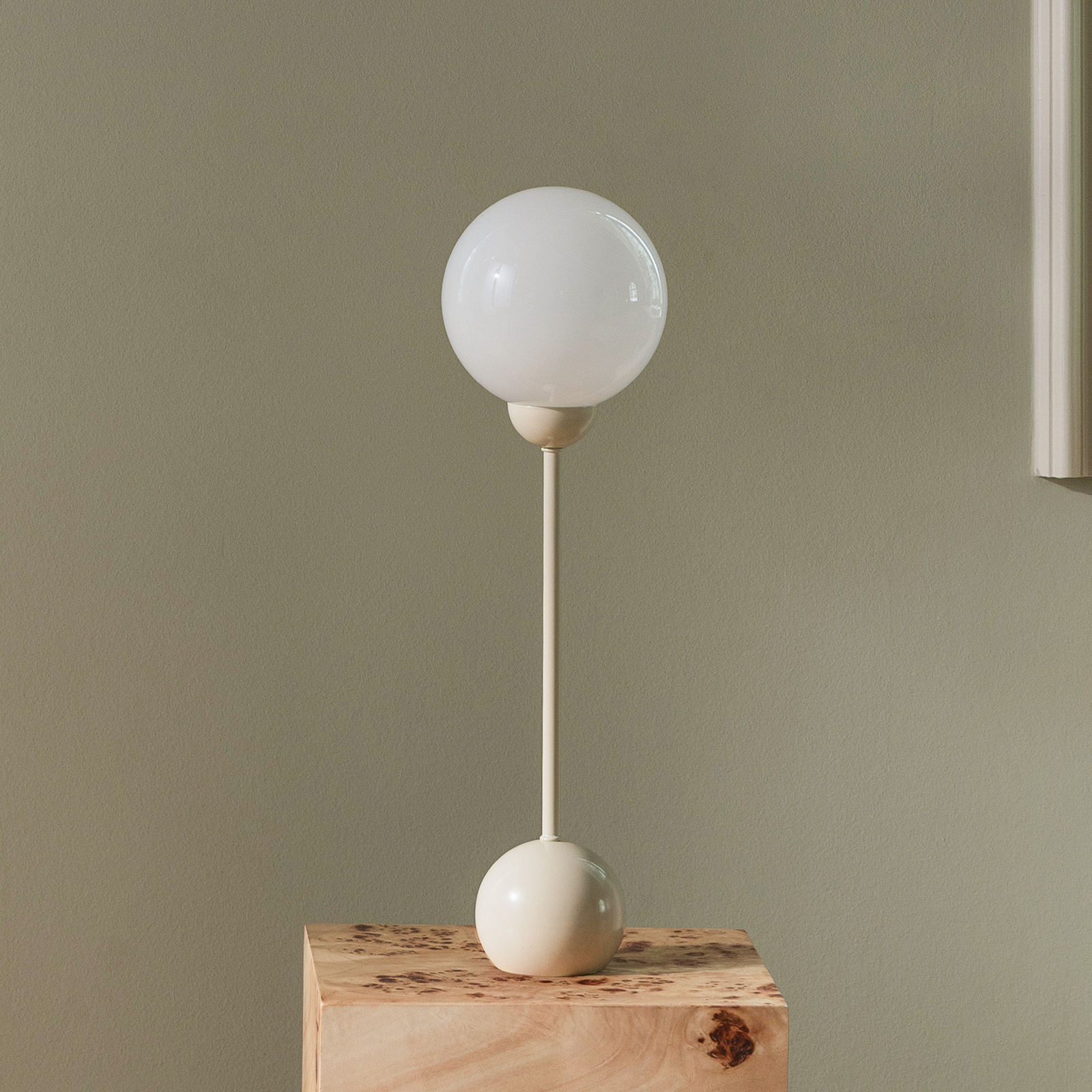 Lampe de table Ripley beige, hauteur 52 cm - Globen Lighting