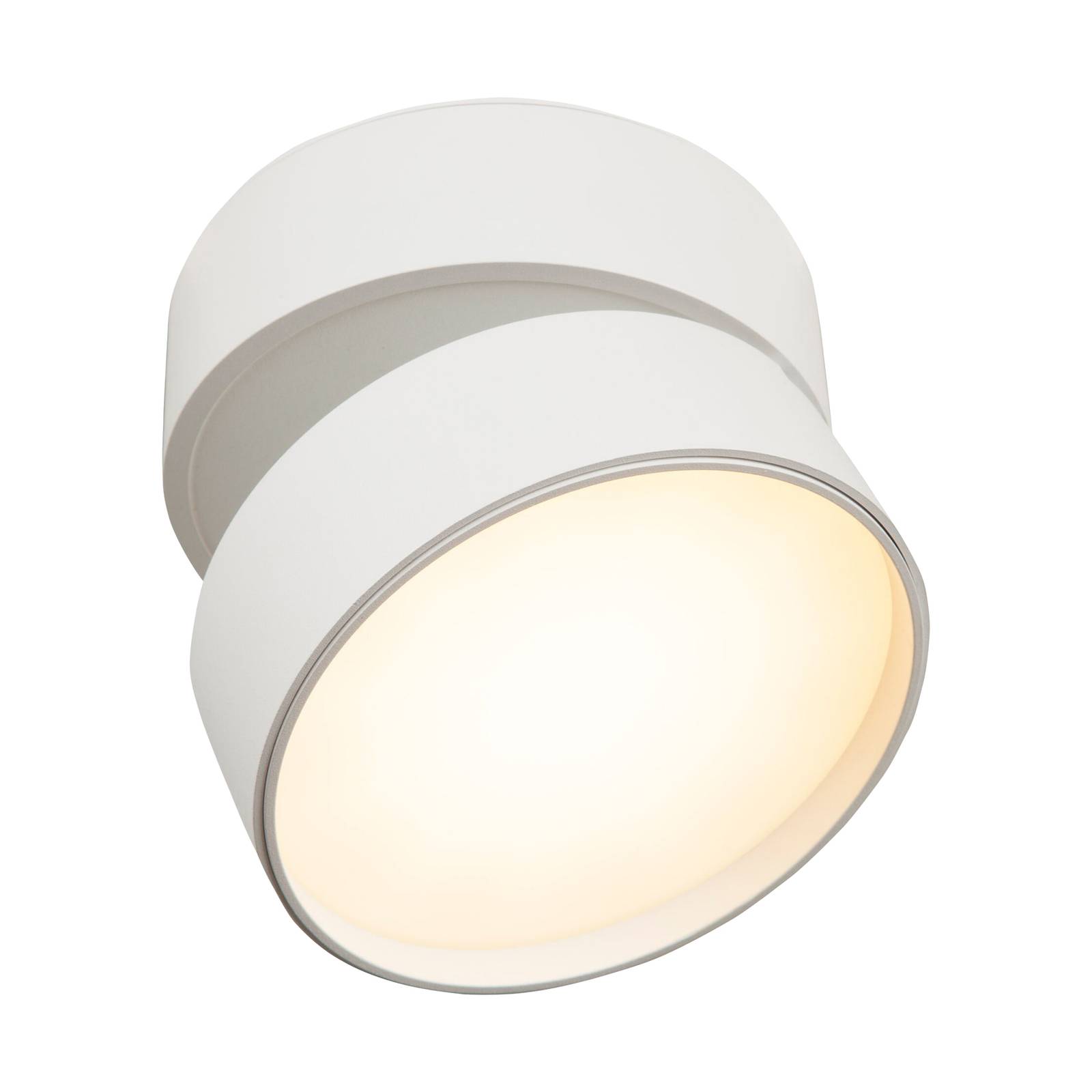 Maytoni Lampa sufitowa LED Onda, Ø 12 cm, 3000K, 19W, biały