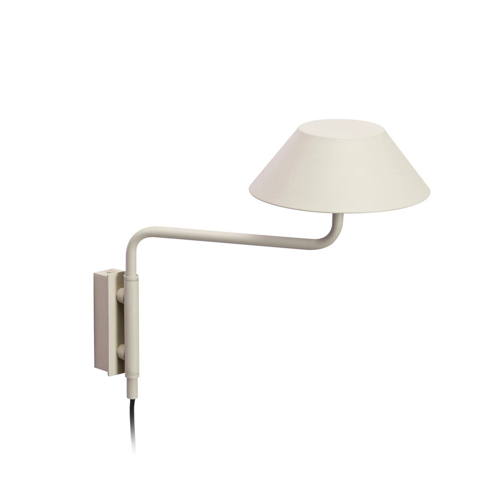 LED nástenné svetlo COVER, piesková farba, výstupok 30 cm, kov