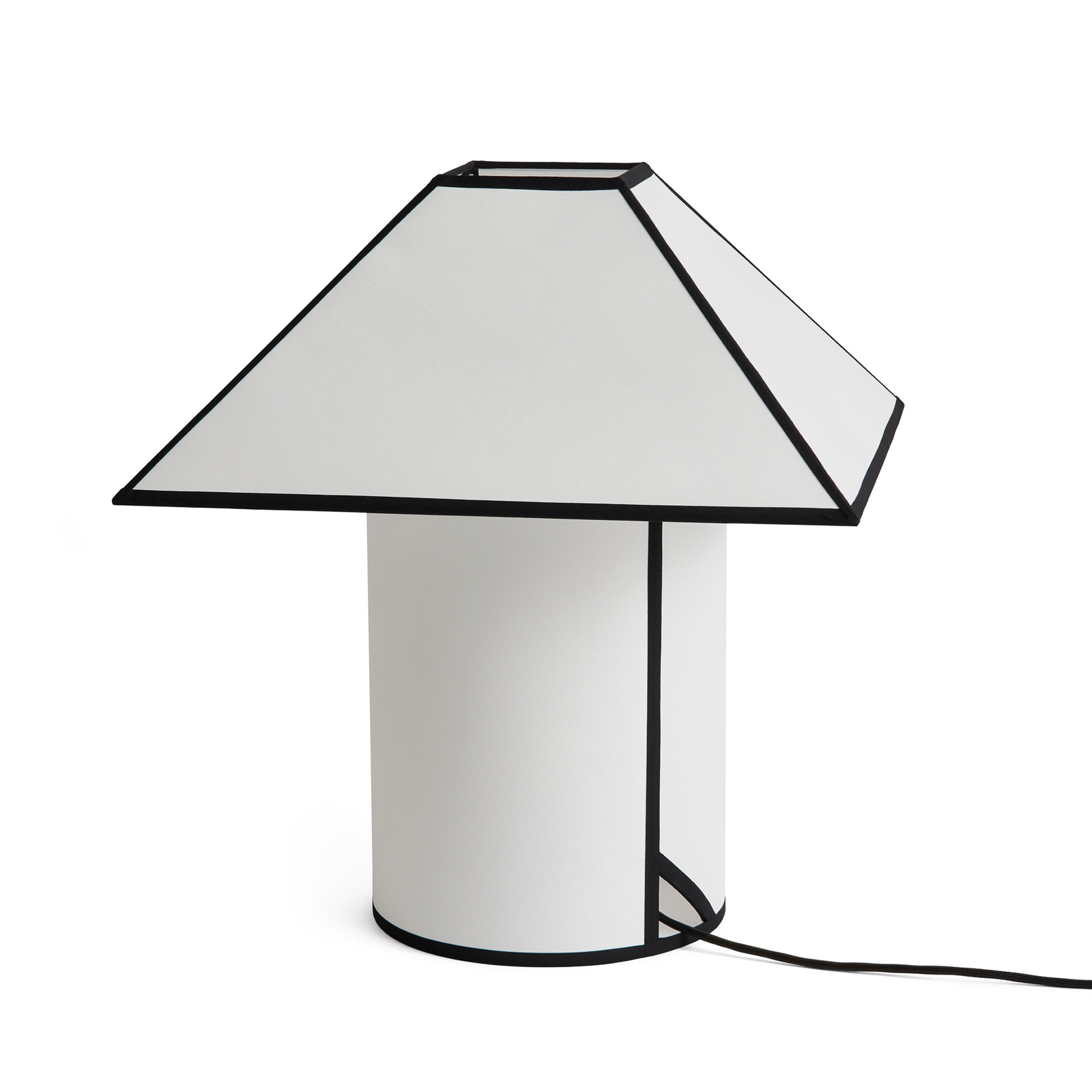 Ava table lamp, height 50 cm, white/black, E27 - HAY
