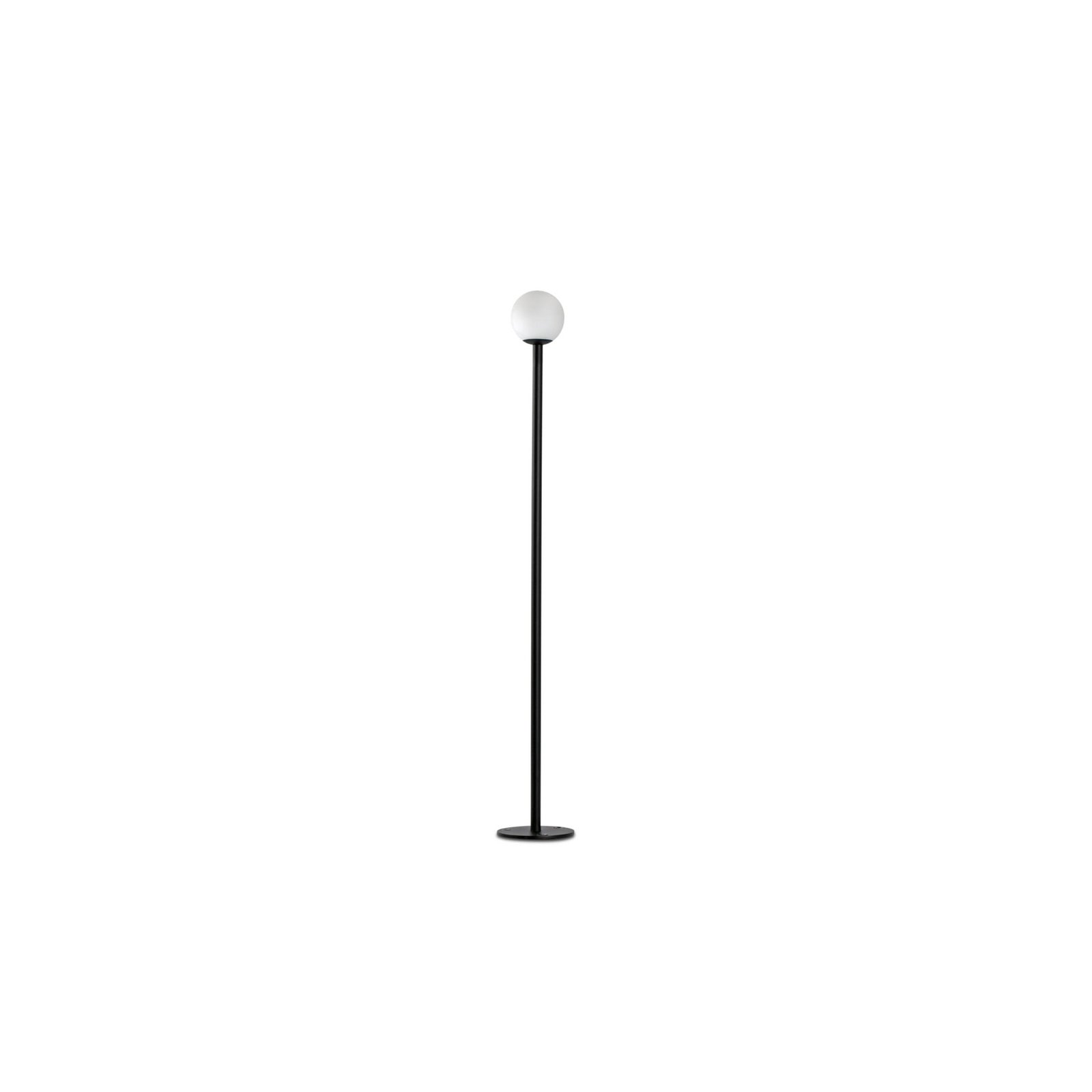 LED pedestal light Cuca, black, stainless steel, IP65, height 50 cm