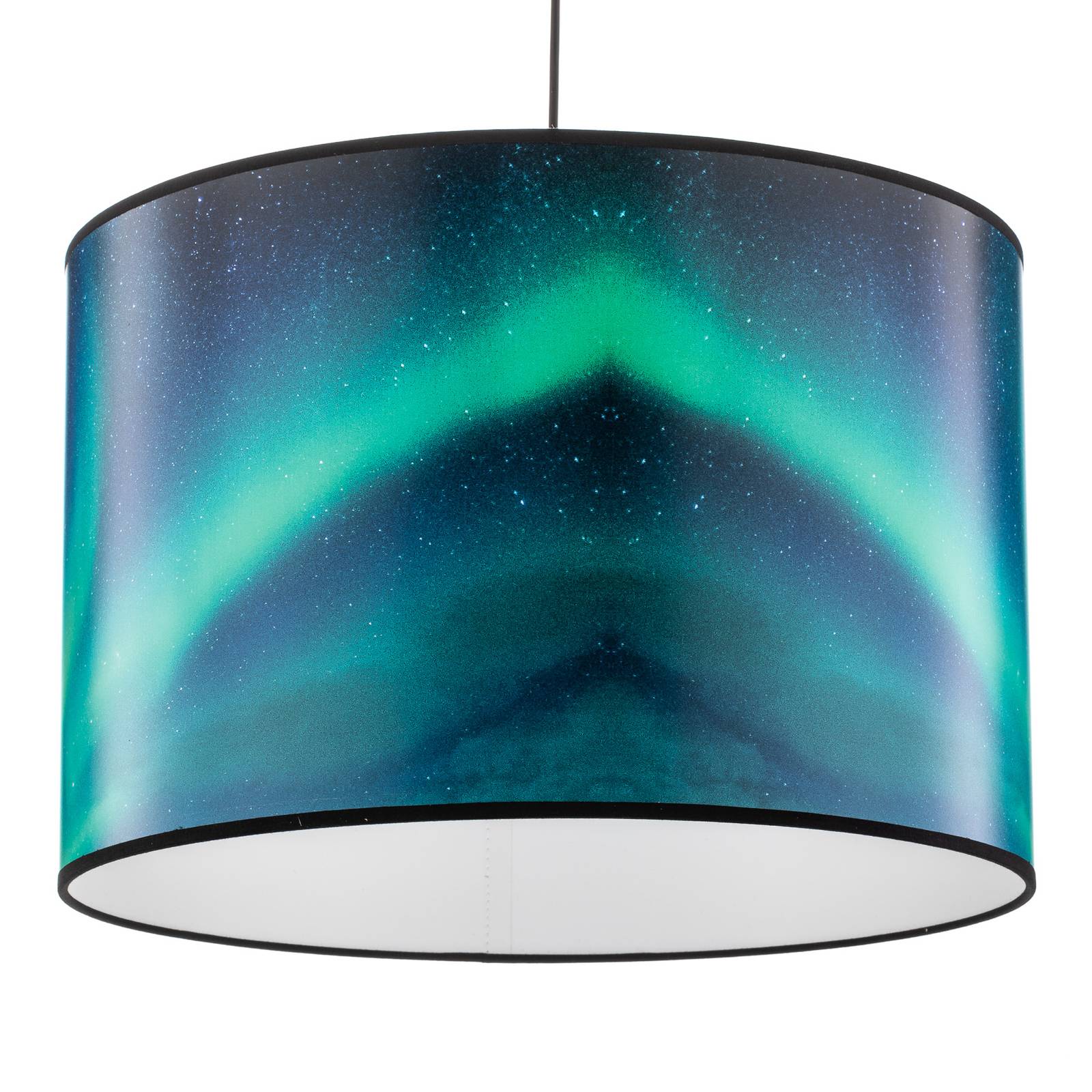 Lampa żyrandol Print L Sky z aurorą turkusową