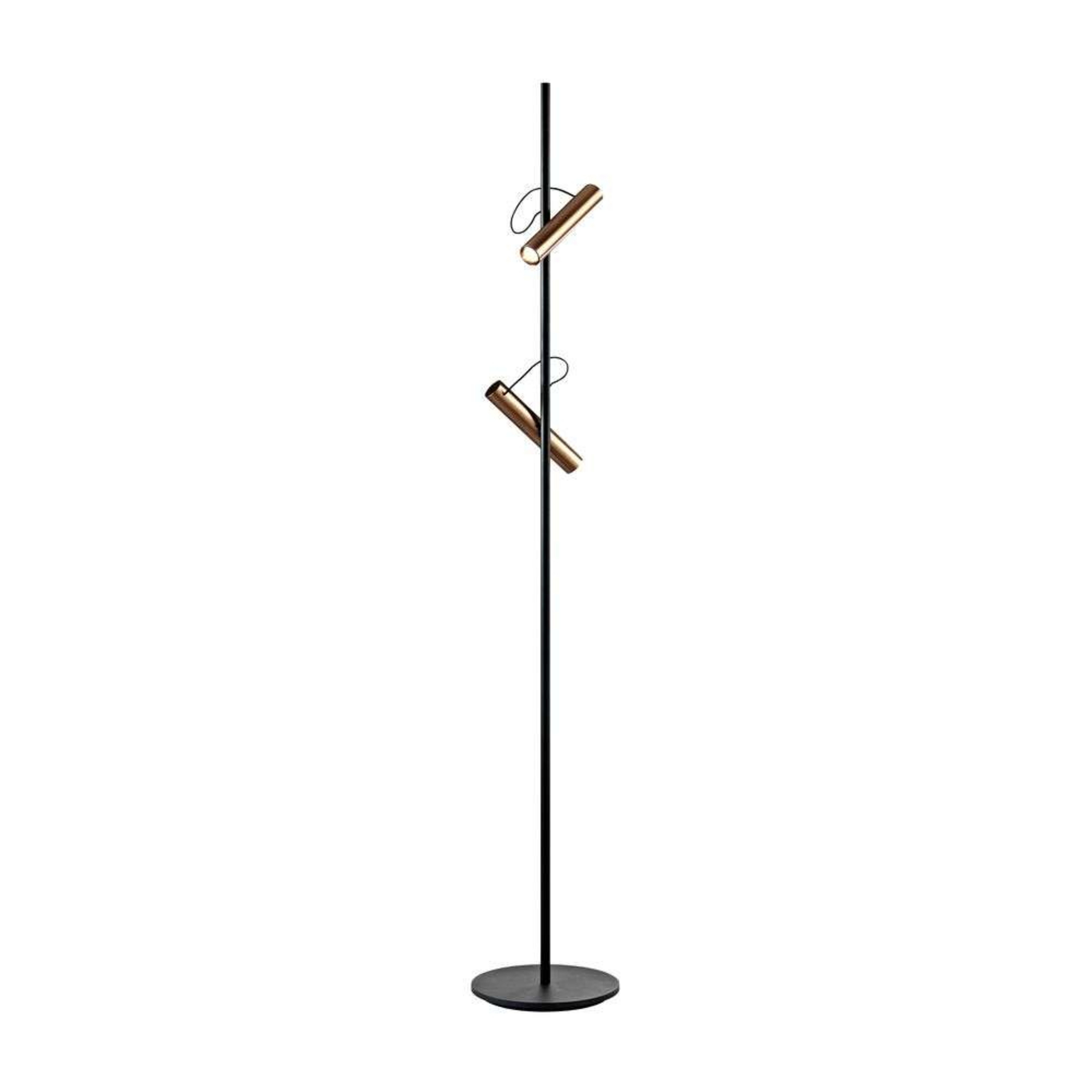 Spirit F1 Lampadaire Dim. Rose Or/Noir - LIGHT-POINT