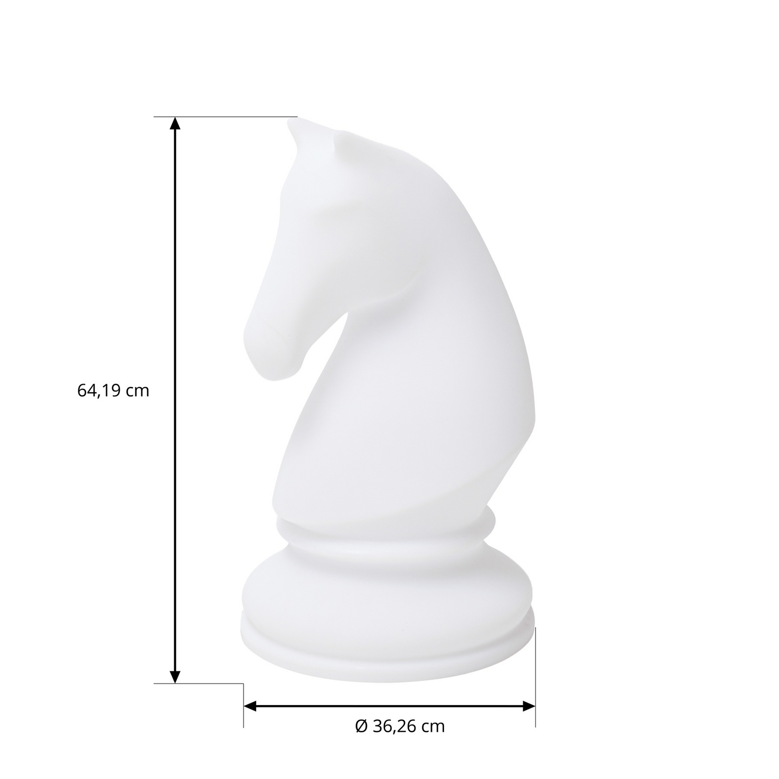 Gambi LED-gulvlampe, skakbrik (springeren), 64 cm, CCT, IP44 – Lucande Gambi LED-gulvlampe, skakbrik (springeren), 64 cm, CCT, IP44 – Lucande