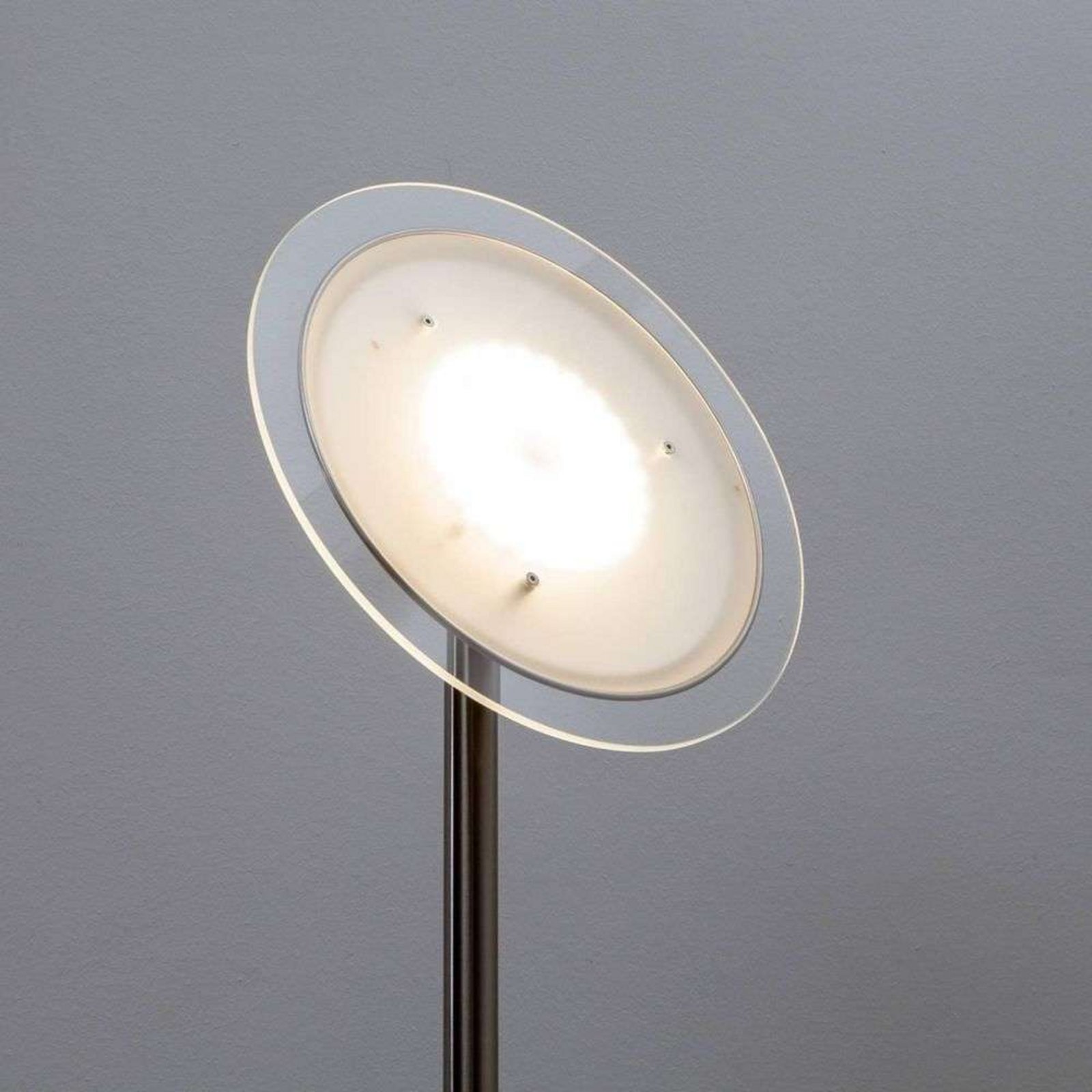 Malea LED Lampadar Matt Nickel - Lindby