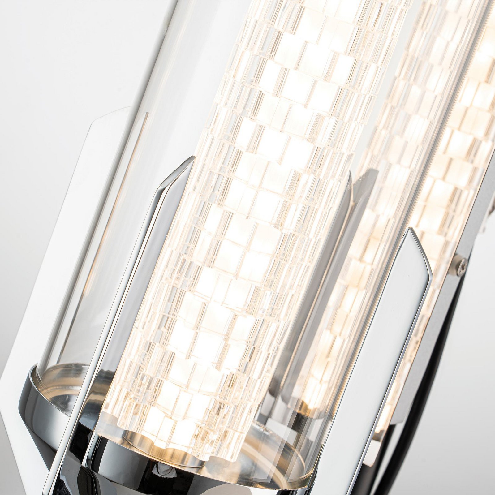 LED wandlamp ESPADA, gepolijst chroom Breedte 70 cm Metaal IP44