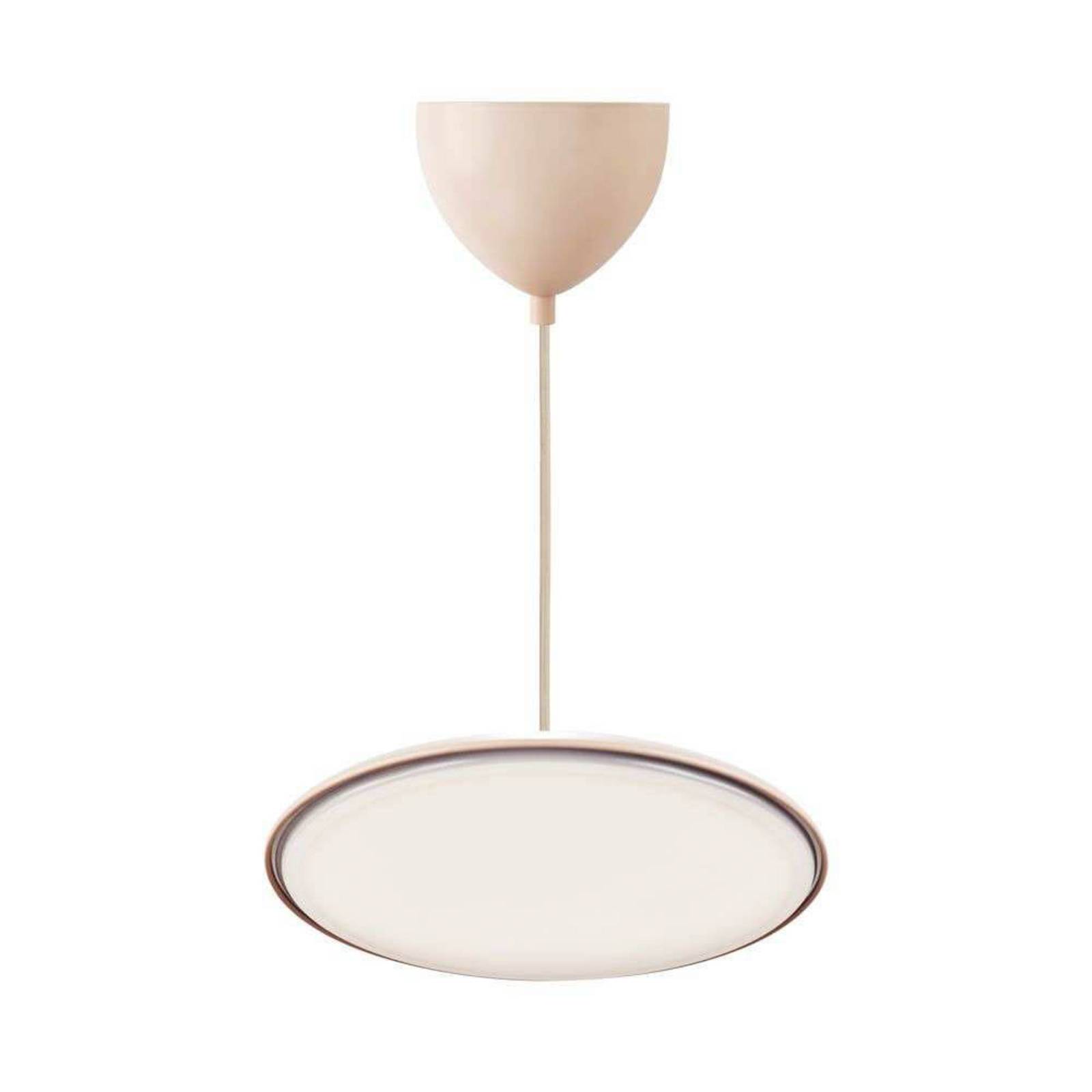 Lampa wisząca LED Artist, Ø 40 cm, kolor różowy, metal