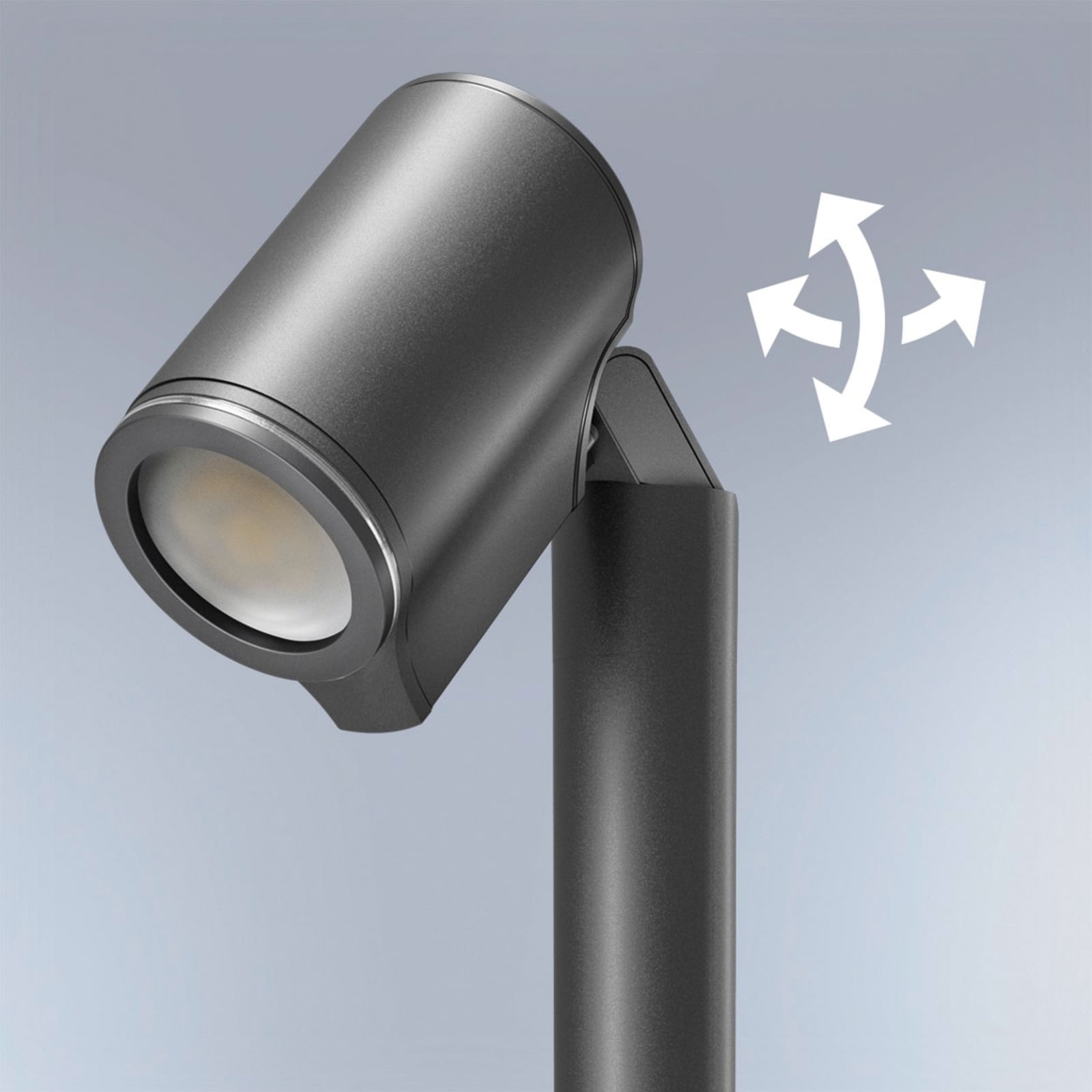 SPOT WAY Pathlight, antracit, IP44, podesiv - STEINEL