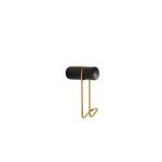 Around Wall Hanger Small Black/Oak/Brass - Woud