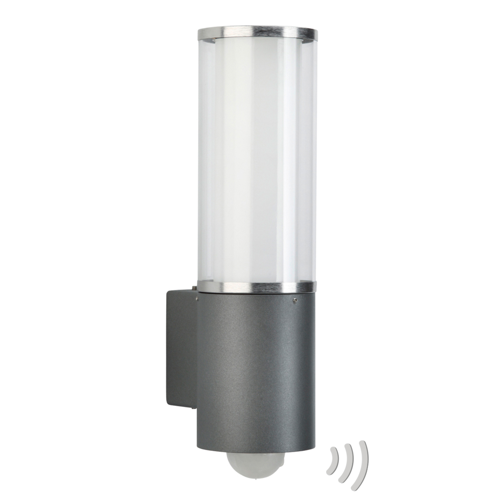 Outdoor wall light Elettra with motion detector