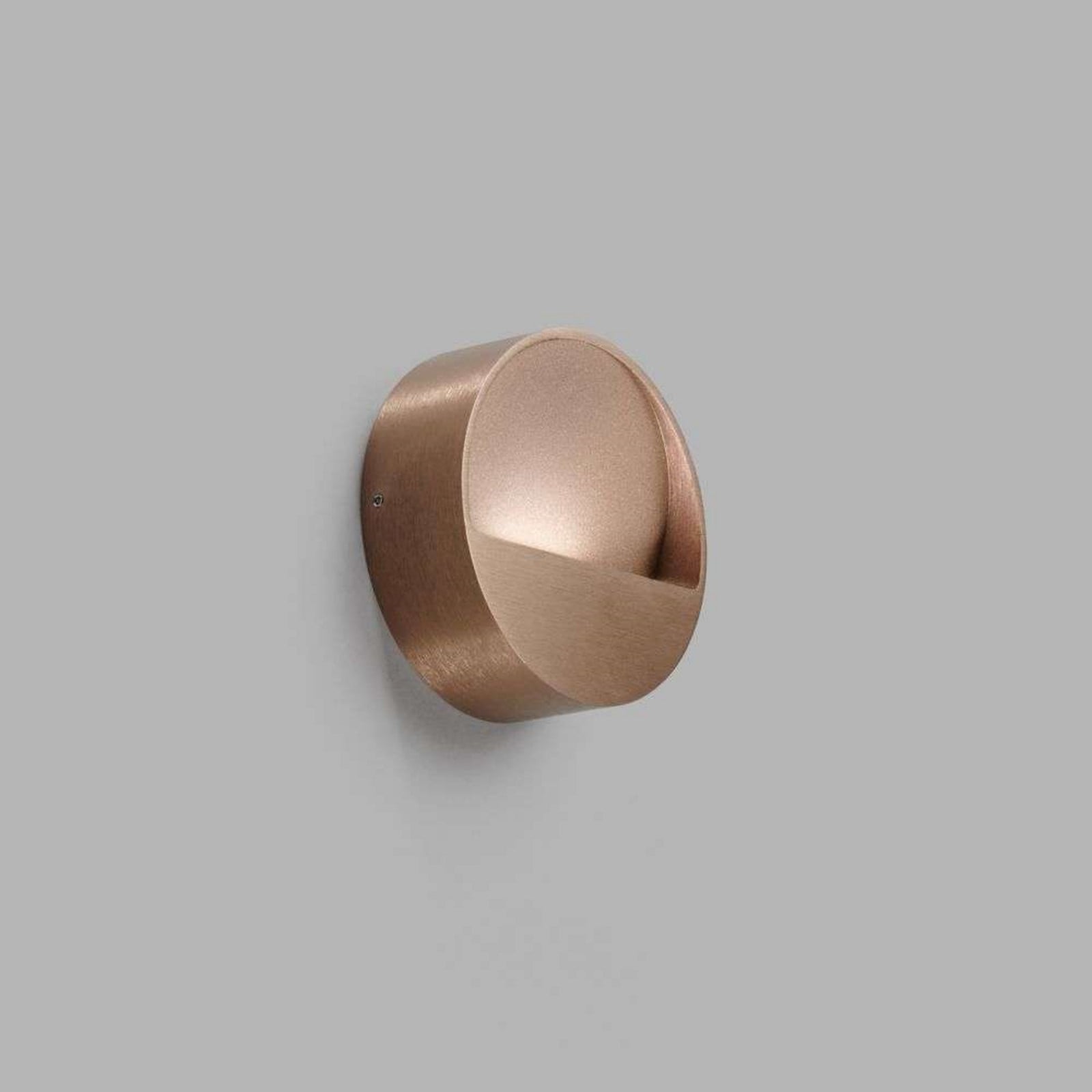 Serious 1 Wandleuchte IP54 2700K Rose Gold LIGHT-POINT - Terrasse - Aluminium