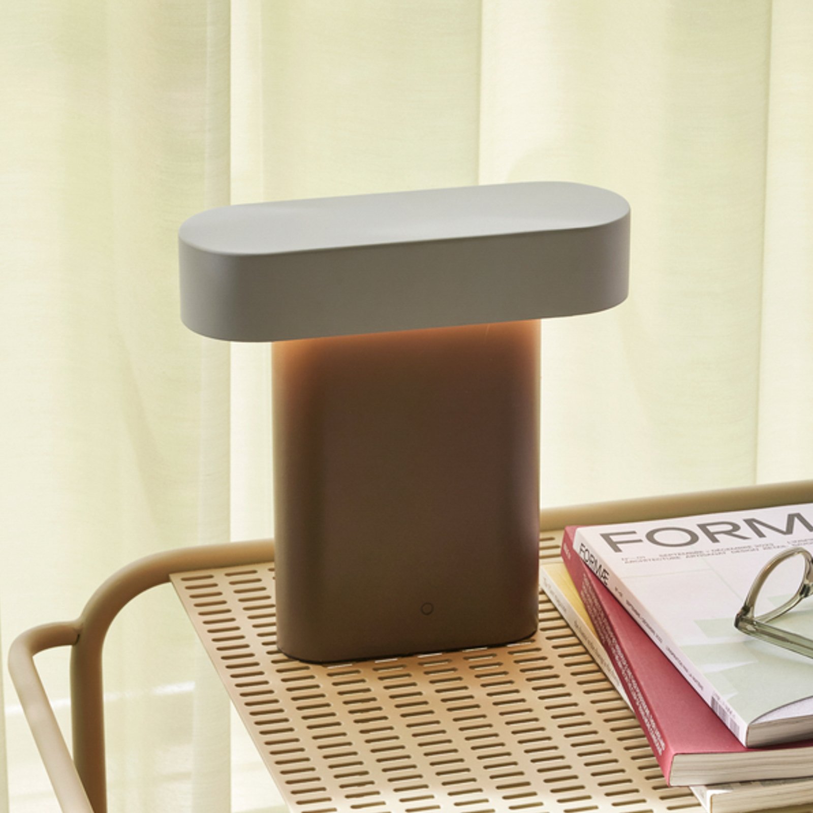 Sleek Tischleuchte Brown/Light Grey - Hübsch