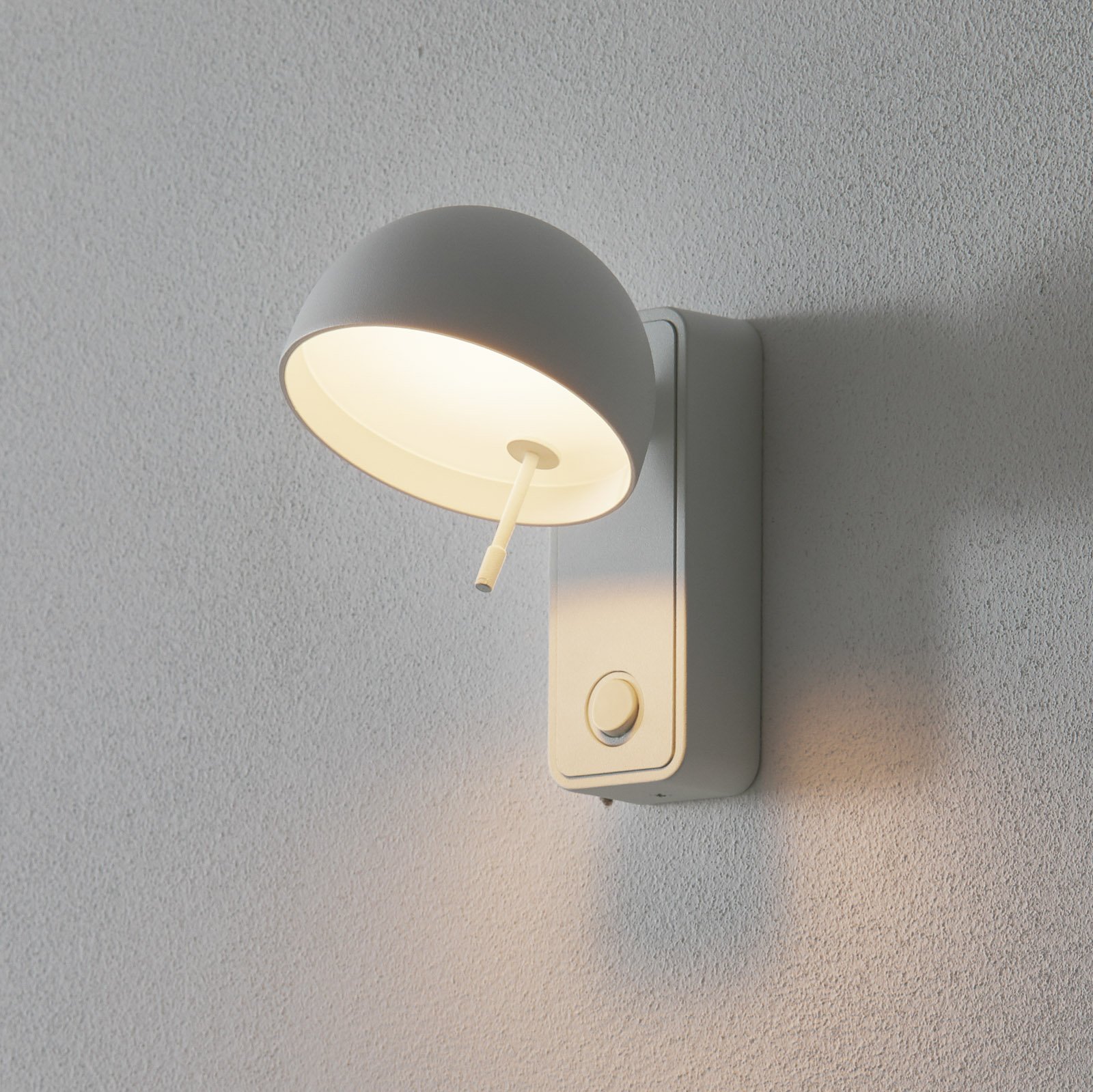 Bover Beddy A/01 LED zidna svjetiljka rotacijska bijelo/bijela