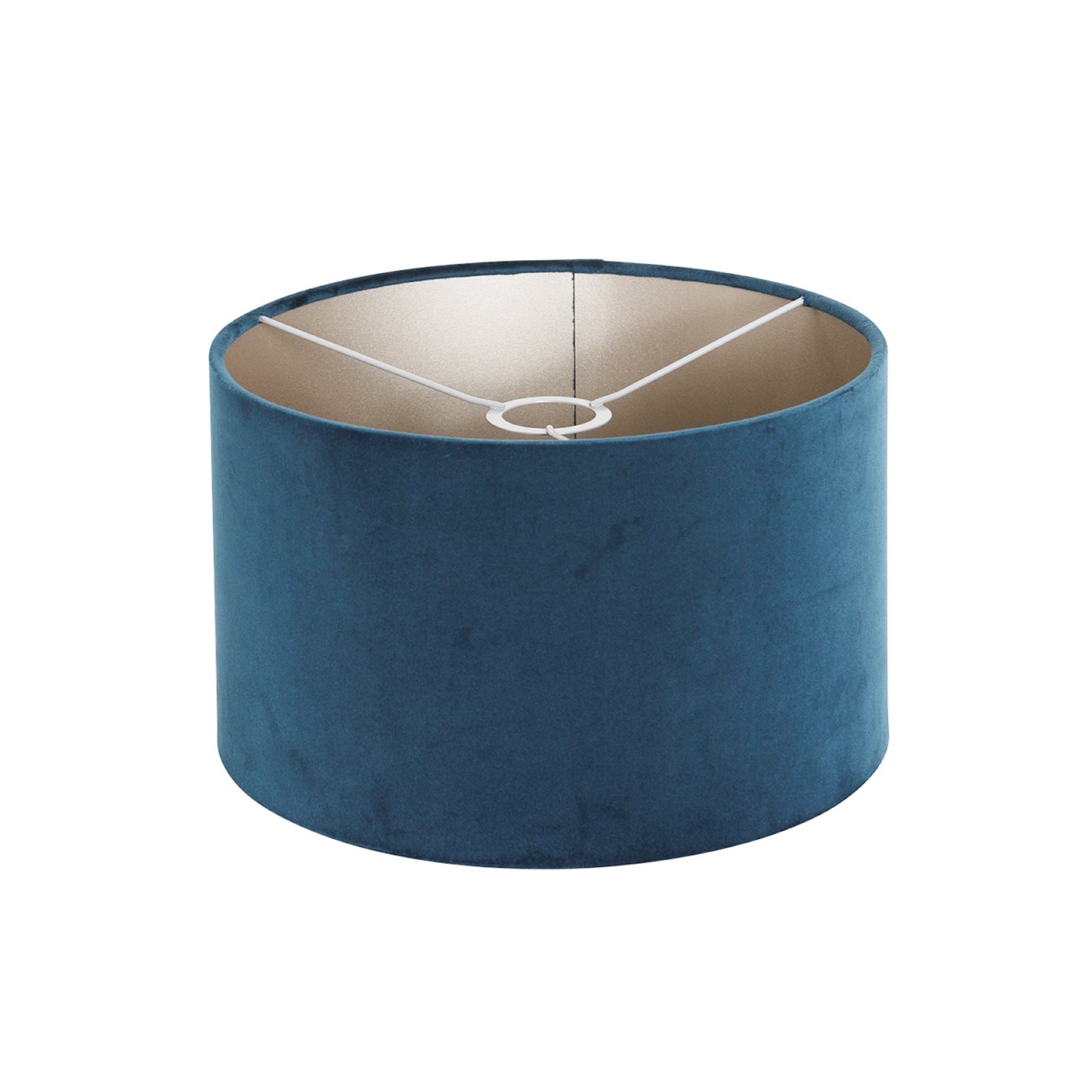 Стена лампа Bloeba, черно/синьо, изпъкване 140 см, велур