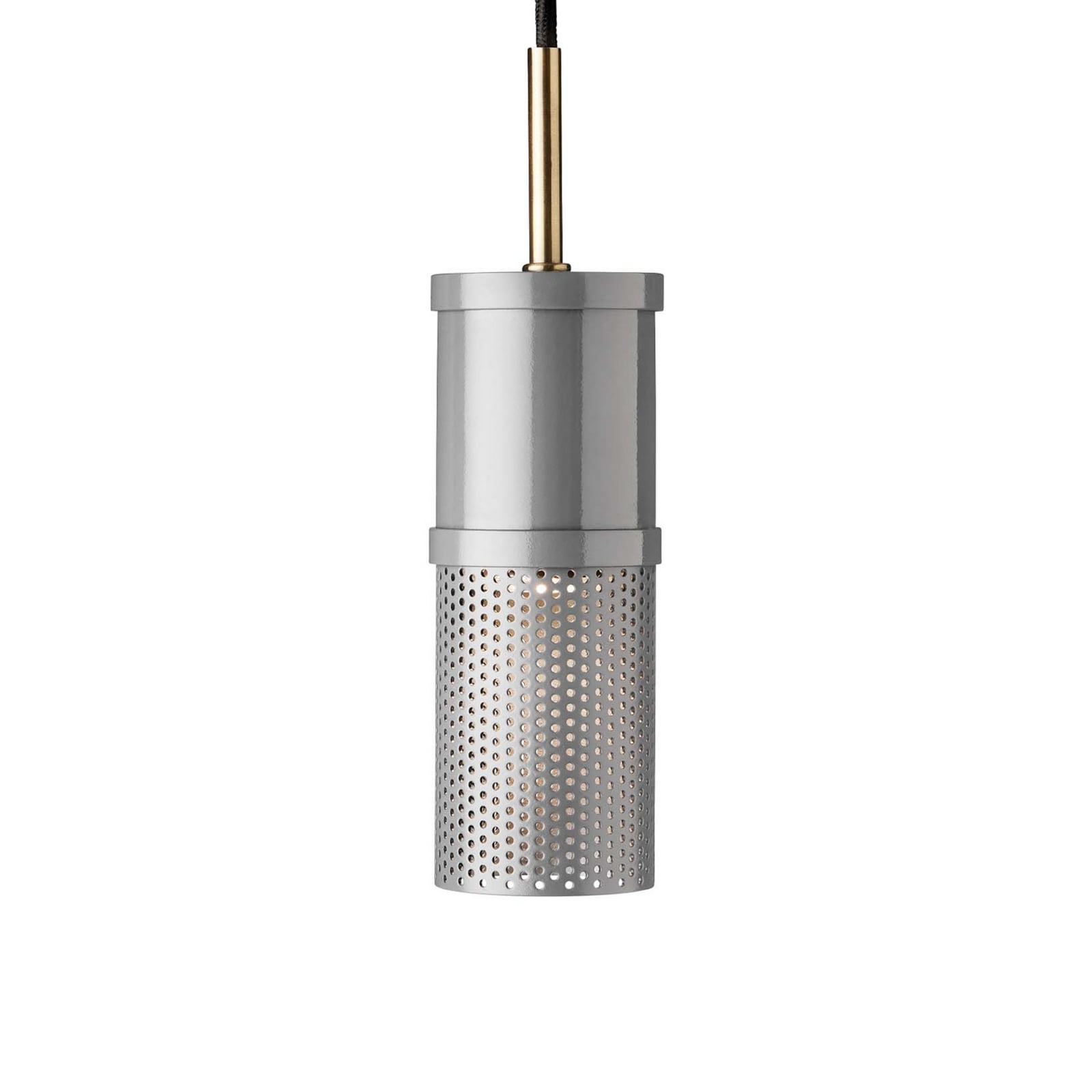 FRAME pendant light, antique grey, Ø 6 cm, GU10 - Halo Design