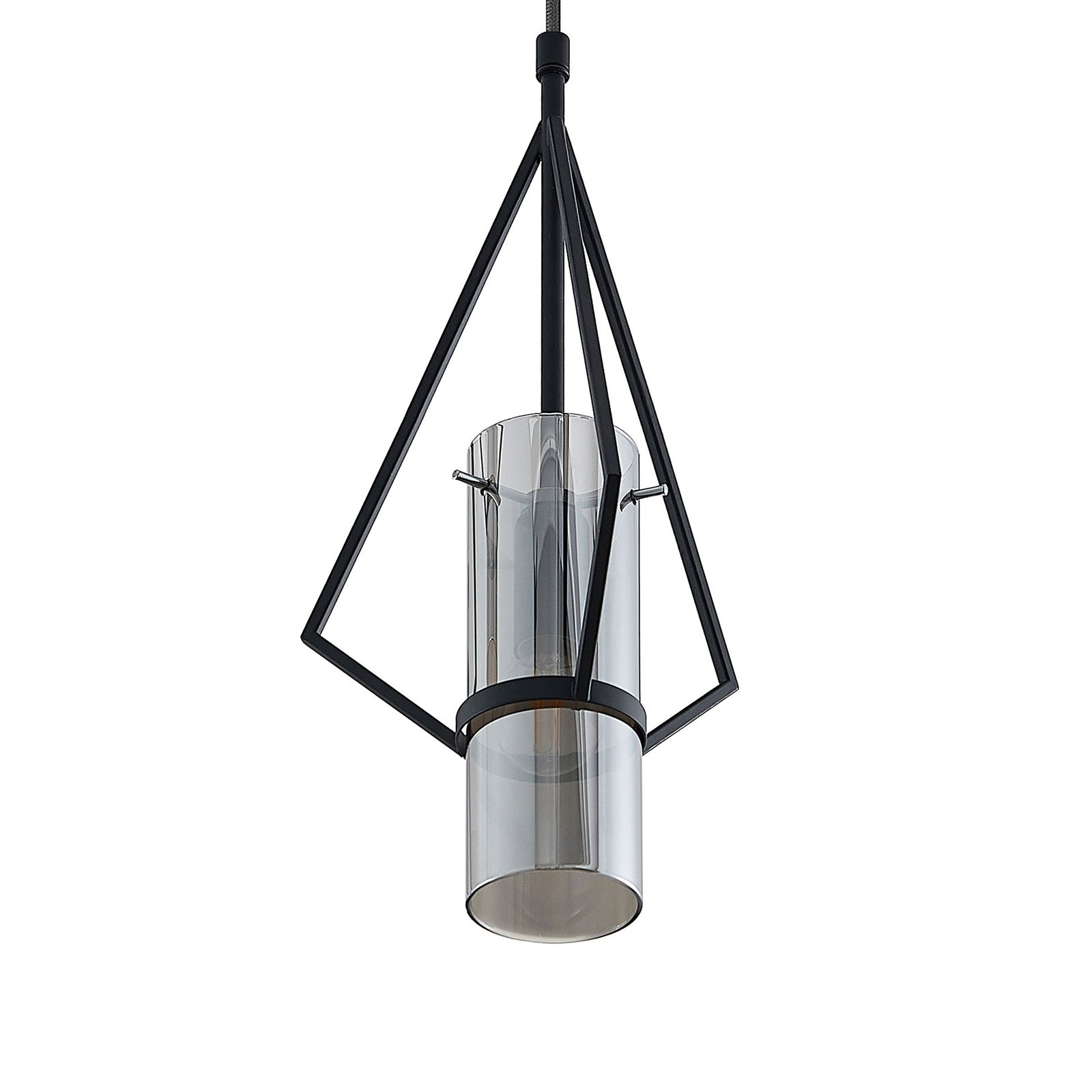 Lindby Timasia hanging light, 3-bulb, round