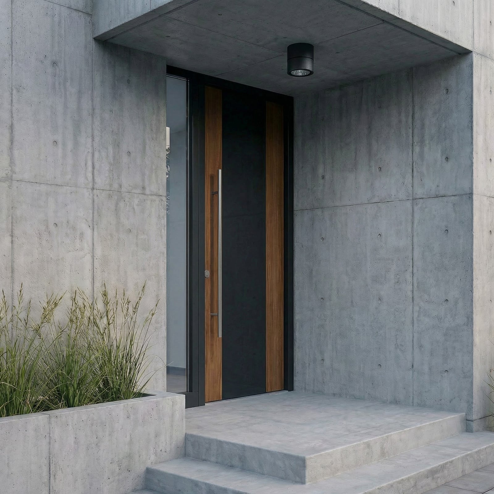 Reflektor sufitowy LED Nolivar, czarny, Ø 9 cm, IP54 – Lindby