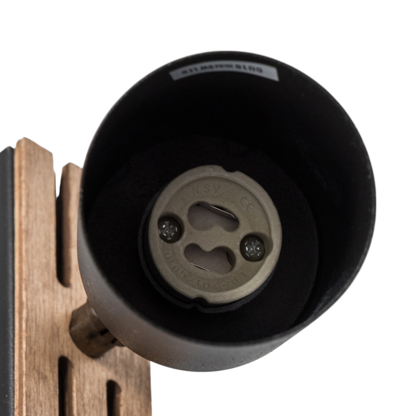 Envostar Tino Wandstrahler 1-fl. schwarz/Holz