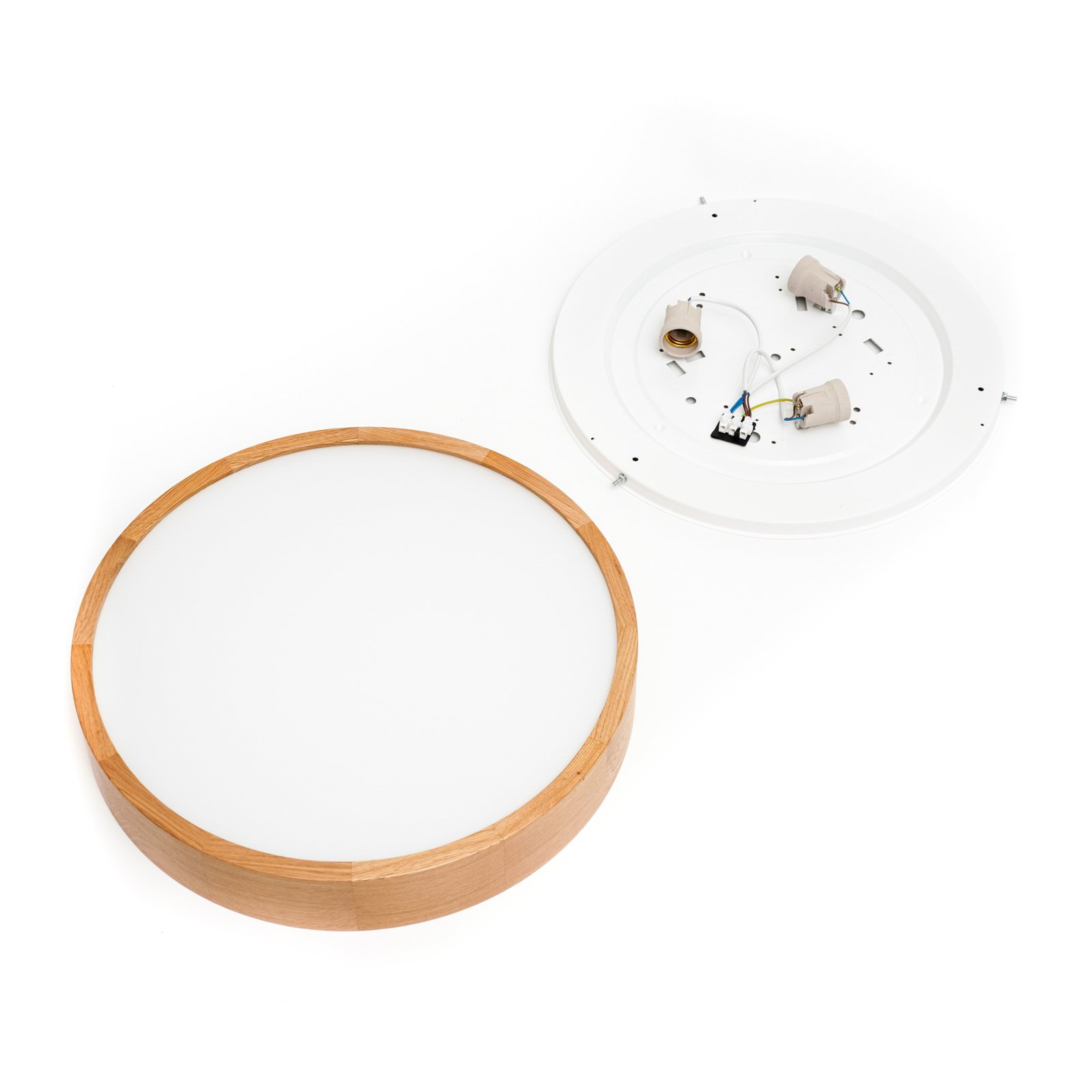 Kerio Deckenleuchte Eichenholz natur Ø 47 cm - Envostar