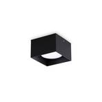 Ideal Lux downlight Spike Square, svart, aluminium, 10 x 10 cm