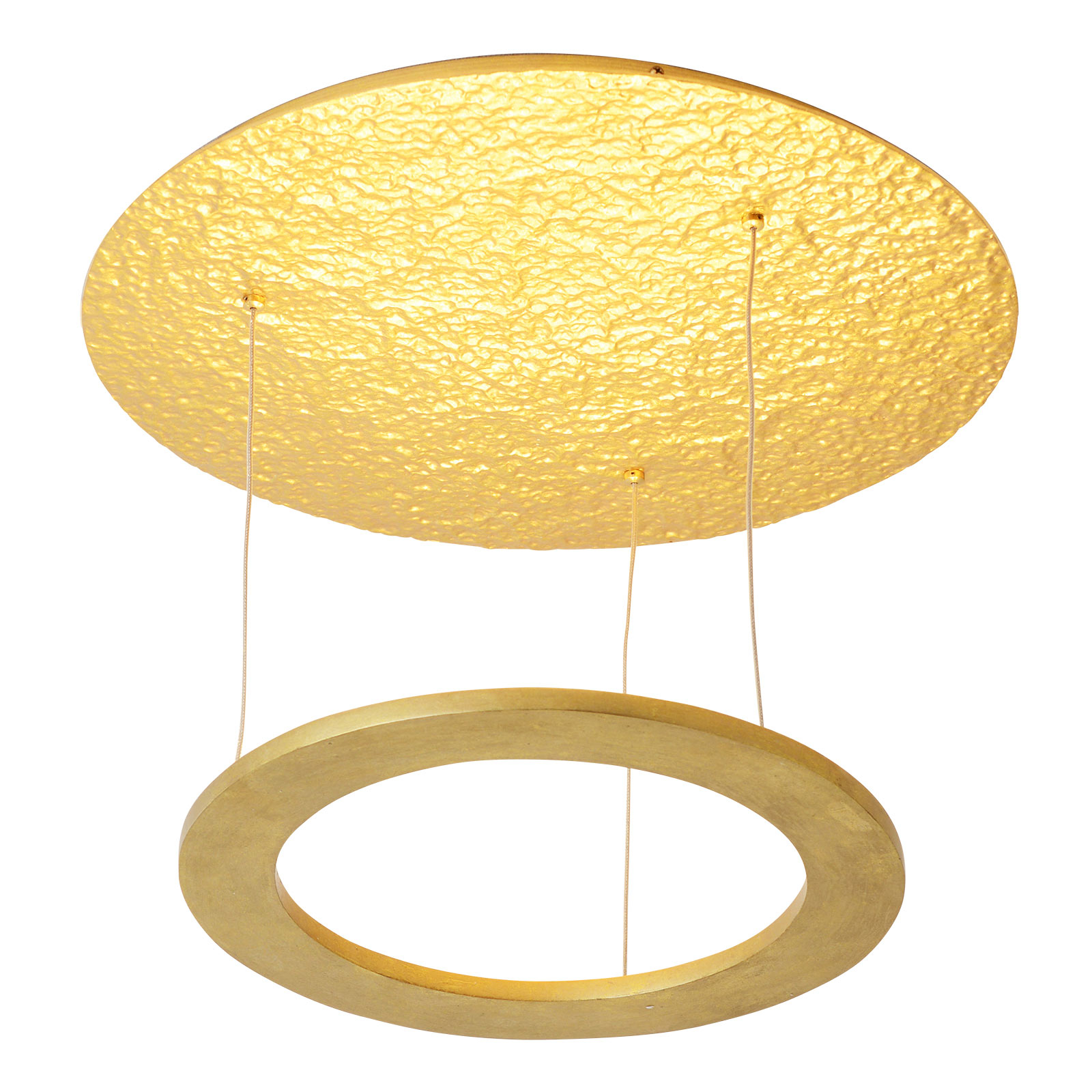 Stropné svietidlo Venere LED, zlaté