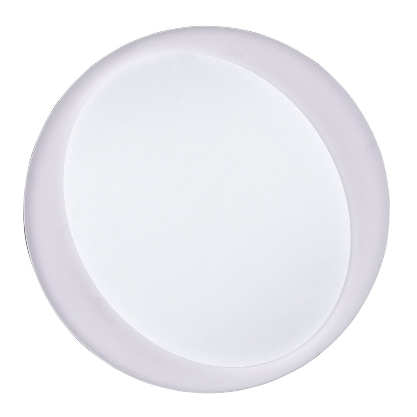 Plafoniera LED Zeta tunable white, grigio/bianco
